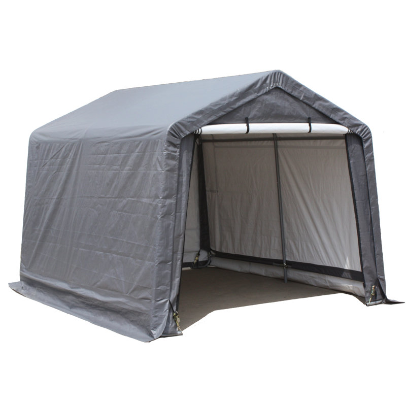 weatherfast 8 ft. x 8 ft. metal portable storage shed